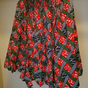 Tribal print skirt